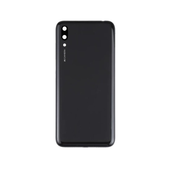 Tapa Trasera+Lente de Cámara Huawei Y7 2019 Negro